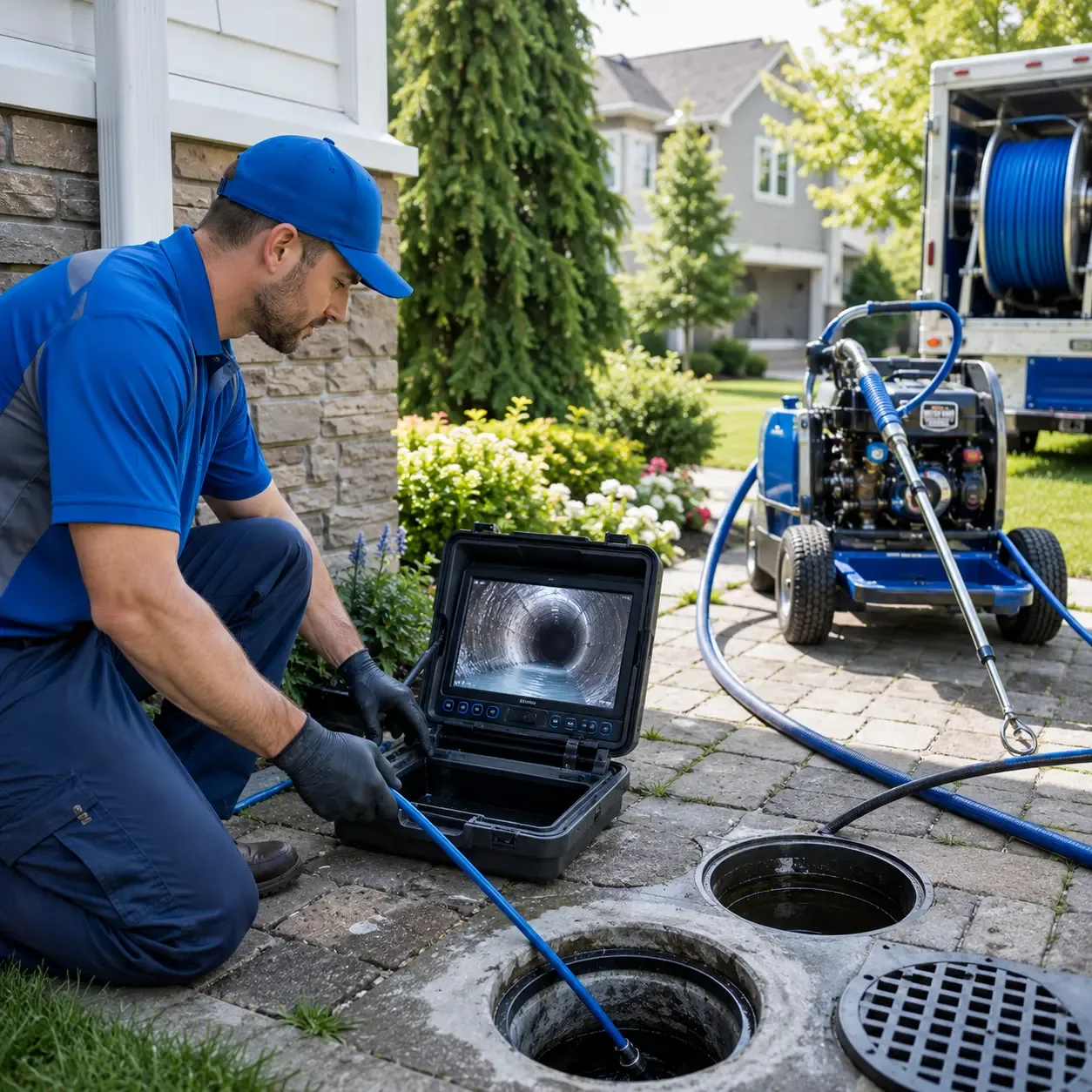 Outdoor drain cleaning professionals serving Millington, IL