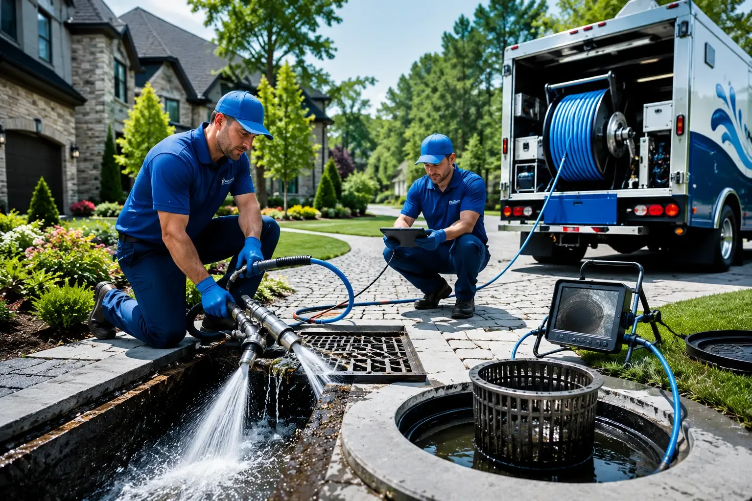 Local outdoor drain cleaning professionals in Millington, IL