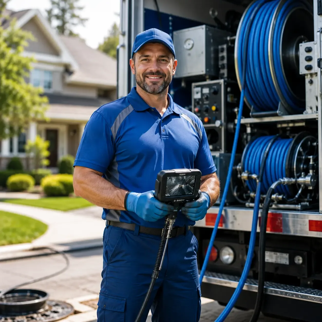 Local outdoor drain cleaning specialists in Millington, IL